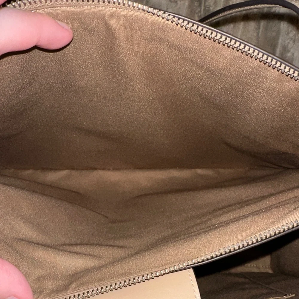 Coach Tan Leather Tote Bag - Picture 9 of 13